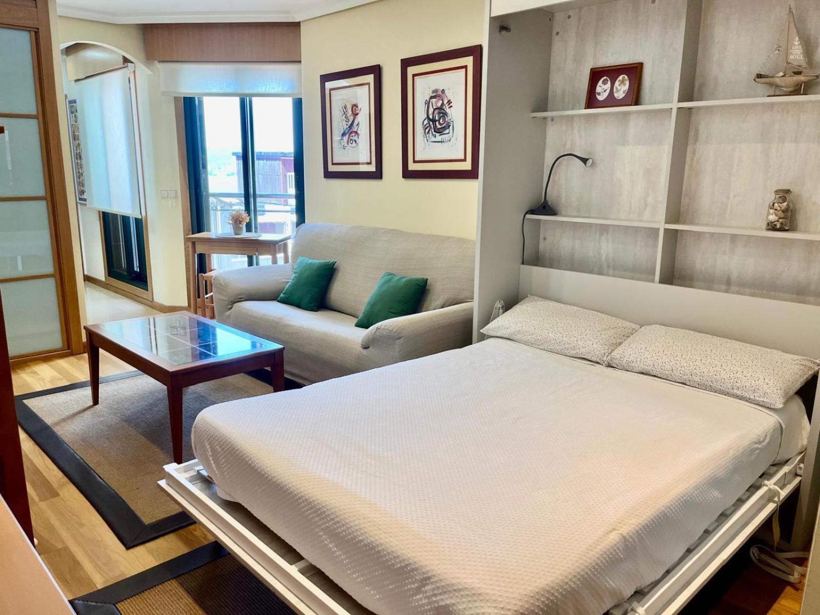 Apartamento Centrico Con Garaje Vigo Luaran gambar